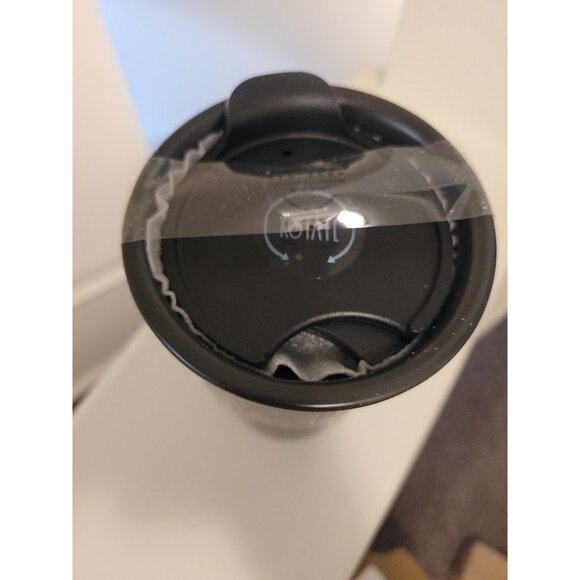 Rae Dunn Vampire Juice Mug 16oz Spellout Halloween Black And Red New Goth - Picture 4 of 6